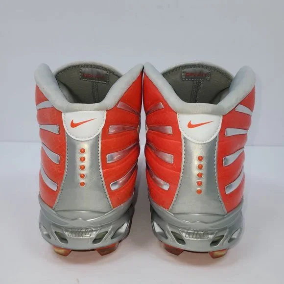Nike Air Zoom Assassin TD Whi/Orange Mens Football Cleat 316840-182 US Size 13.5 - Picture 7 of 11
